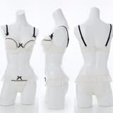 【EFカップ】ジェラートフリルレース３/４カップブラ＆ショーツ  | palissee | 詳細画像2 