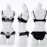 【EFカップ】ジェラートフリルレース３/４カップブラ＆ショーツ  | palissee | 詳細画像4 