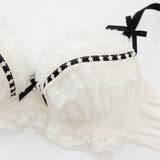 【EFカップ】ジェラートフリルレース３/４カップブラ＆ショーツ  | palissee | 詳細画像5 