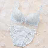 サックス | 【EFカップ】ailes d'ange３/４カップブラ＆ショーツ  | palissee