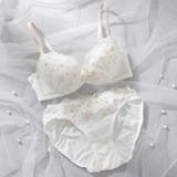 アイボリー | クラシカルガーデン3/4カップブラ&ショーツ | palissee