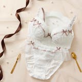 オフホワイト | Patisserie Whip３/４カップブラ＆ショーツ  | palissee
