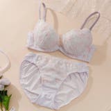 パープル | 【EFカップ】フルールレーヴ3/4カップブラ&ショーツ | palissee