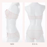 《脇高設計 2wayストラップレス》モワルーレースアップ３ ４カップブラ＆ショー… | palissee | 詳細画像12 