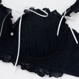 《脇高設計 2wayストラップレス》モワルーレースアップ３ ４カップブラ＆ショー… | palissee | 詳細画像16 