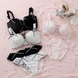 《脇高設計 2wayストラップレス》モワルーレースアップ３ ４カップブラ＆ショー… | palissee | 詳細画像2 