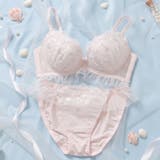 ピンク | マーメイドシェル 3/4カップブラ&ショーツ | palissee