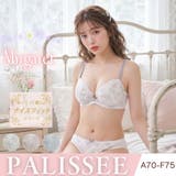 ストライプマーガレット ３/４カップブラ＆ショーツ  | palissee | 詳細画像1 