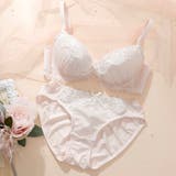 ピンク | ドットビジュー 3/4カップブラ&ショーツ | palissee