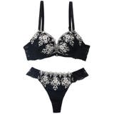 【脇高】エレガンスオーナメント ３ ４モールドカップブラ＆バックレースTバック | palissee | 詳細画像9 