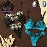 【脇高】エレガンスオーナメント ３ ４モールドカップブラ＆バックレースTバック | palissee | 詳細画像1 