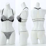 【脇高】フロントホック背中見せ３ ４モールドカップブラ＆バックレースショーツ B | palissee | 詳細画像4 