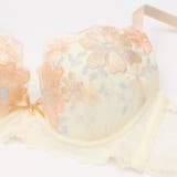 【脇高】 フェミニン大花刺繍３ ４モールドカップブラ＆バックレースショーツ | palissee | 詳細画像4 