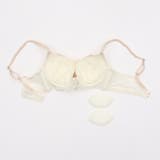 フェミニン大花刺繍３／４モールドカップブラ＆バックレースショーツ  EF | palissee | 詳細画像8 