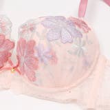 フェミニン大花刺繍３／４モールドカップブラ＆バックレースショーツ  EF | palissee | 詳細画像5 