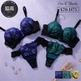 グランローズ3 4モールドカップブラ&バックレースTバック A | palissee | 詳細画像1