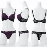 【脇高】グランローズ3 4モールドカップブラ&バックレースTバック A | palissee | 詳細画像4