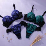 【脇高】グランローズ３/４モールドカップブラ＆バックレースTバック  E F | palissee | 詳細画像18 