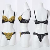 【脇高】グランローズ３/４モールドカップブラ＆バックレースTバック  E F | palissee | 詳細画像4 
