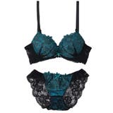 【脇高】グランローズ３/４モールドカップブラ＆バックレースショーツ  E F | palissee | 詳細画像16 