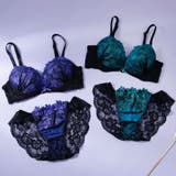 【脇高】グランローズ３/４モールドカップブラ＆バックレースショーツ  E F | palissee | 詳細画像18 