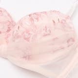 【脇高】フルーレットリボン３ ４モールドカップブラ＆バックレースショーツ E | palissee | 詳細画像7 