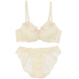 【脇高】エレガントケミカルフラワー3 4モールドカップブラ&バックレースショーツ… | palissee | 詳細画像14