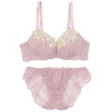 【脇高】エレガントケミカルフラワー3 4モールドカップブラ&バックレースショーツ… | palissee | 詳細画像15