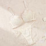 【脇高】エレガントケミカルフラワー3 4モールドカップブラ&バックレースショーツ… | palissee | 詳細画像2