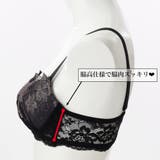 【脇高】シャイニーリリー３ ４モールドカップブラ＆バックレースTバック B | palissee | 詳細画像7 