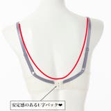 バイカラーマカロニコード3 4モールドカップブラ&バックレースTバック E | palissee | 詳細画像8