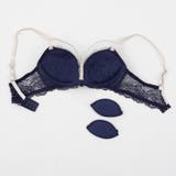 バイカラーマカロニコード3 4モールドカップブラ&バックレースTバック E | palissee | 詳細画像10