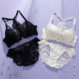 フロントホック背中見せ3 4モールドカップブラ&バックレースショーツ A | palissee | 詳細画像14