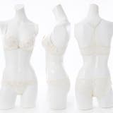 【脇高】フロントホック背中見せ3 4モールドカップブラ&バックレースショーツ E | palissee | 詳細画像2