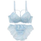 【脇高】ロマンティックヘヴン３ ４モールドカップブラ＆バックレースショーツ B | palissee | 詳細画像11 