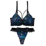 【脇高】ヴェルヴェットアイヴィ３ ４モールドカップブラ＆バックレースTバック B | palissee | 詳細画像11 