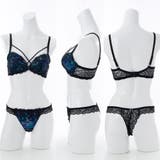 【脇高】ヴェルヴェットアイヴィ３ ４モールドカップブラ＆バックレースTバック B | palissee | 詳細画像3 