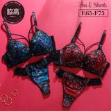 【脇高】ヴェルヴェットアイヴィ３ ４モールドカップブラ＆バックレースTバック E | palissee | 詳細画像1 