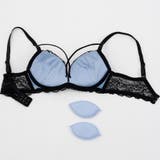 【脇高】ヴェルヴェットアイヴィ３ ４モールドカップブラ＆バックレースショーツ E | palissee | 詳細画像7 