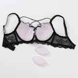 【脇高】ノワールローズ 脇高ブラ＆バックレースショーツ  A B C D | palissee | 詳細画像6 