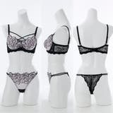 【脇高】ノワールローズ 脇高ブラ＆Tバックショーツ  E F | palissee | 詳細画像2 