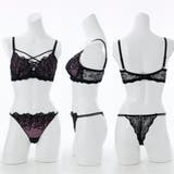 【脇高】ノワールローズ 脇高ブラ＆Tバックショーツ  E F | palissee | 詳細画像3 