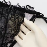 【脇高】ノワールローズ 脇高ブラ&Tバックひもショーツ A B C D | palissee | 詳細画像8