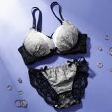 ブラック | 【脇高】ゴシックレース 脇高ブラ＆バックレースショーツ  A B C D | palissee