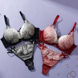 【脇高】ゴシックレース 脇高ブラ＆Tバックショーツ  A B C D | palissee | 詳細画像12 