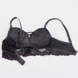 ビスチェ風モノトーンレースアップ 脇高ブラ＆バックレースショーツ A | palissee | 詳細画像10 