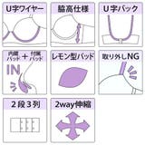 【脇高】ノワールリリー 脇高ブラ&バックレースショーツ A-Fカップ | palissee | 詳細画像11