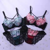 【脇高】リリスフローラ 脇高ブラ&バックレースショーツ A-Fカップ | palissee | 詳細画像5