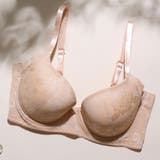 ベージュ | さらっとかるいつけごこちのジャガードメッシュソフトワイヤーブラ | palissee