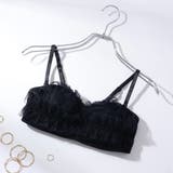 チュールフリルストラップレスブラ（S・M・Lサイズ） | palissee | 詳細画像2 